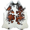 Tricolour cowhide rug XXL