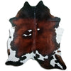 Tricolour cowhide rug XL