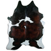 Tricolour cowhide rug XXL