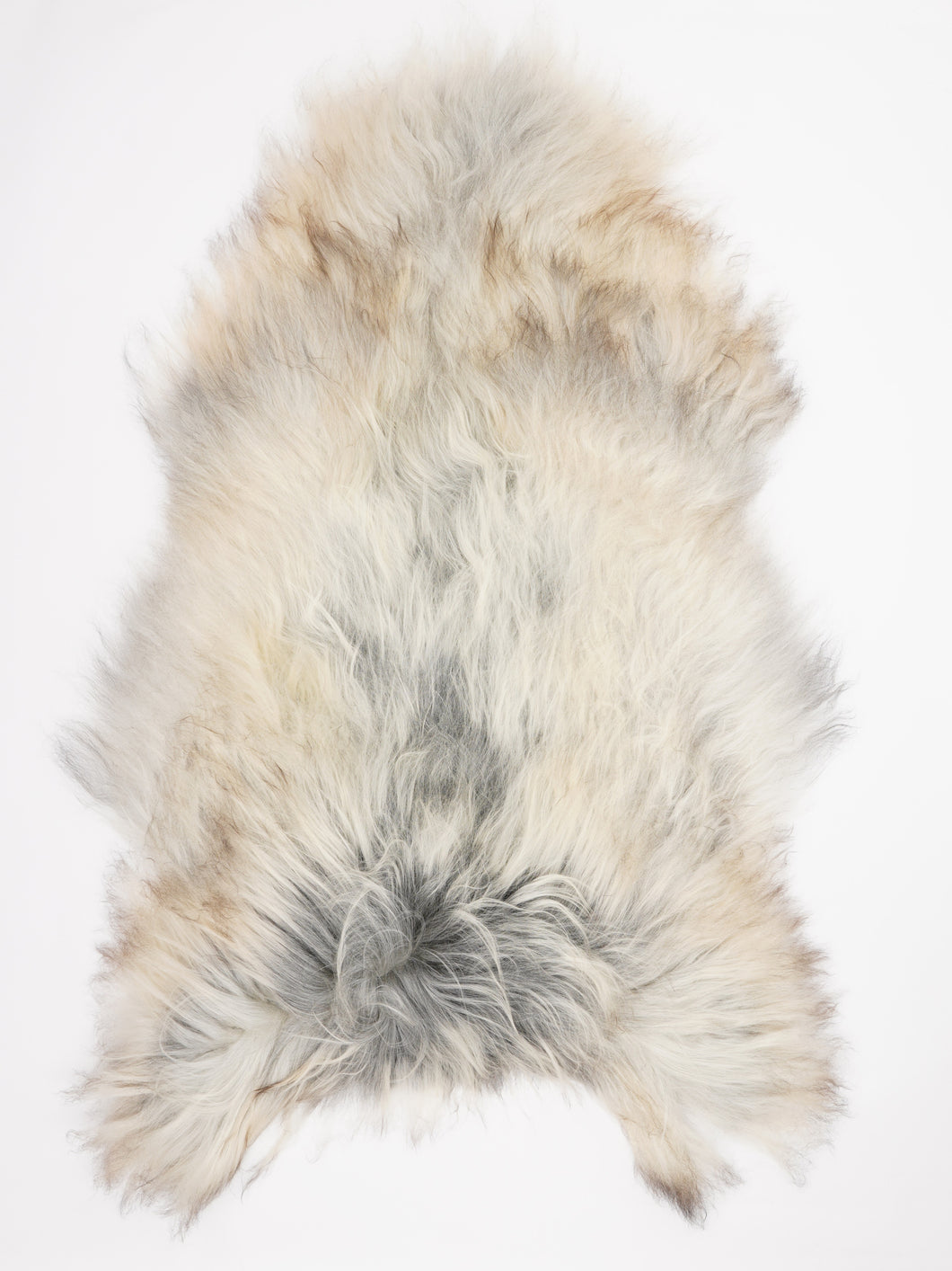 Pilkas islandiškas avikailis XXXL