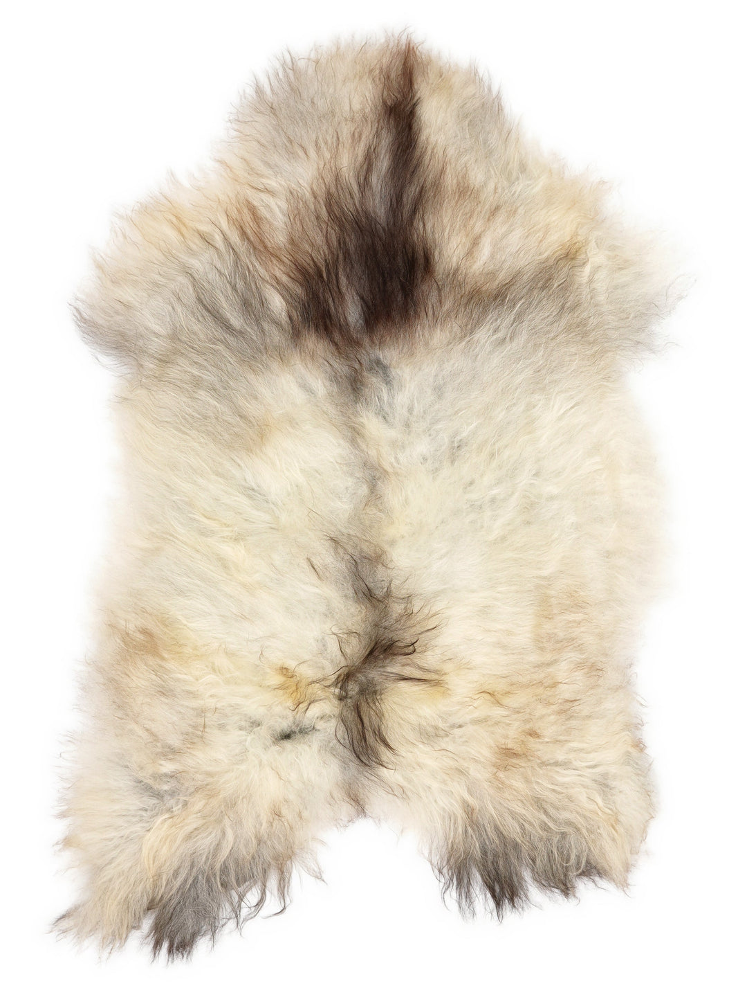 Icelandic Multicoloured Sheepskin Rug L