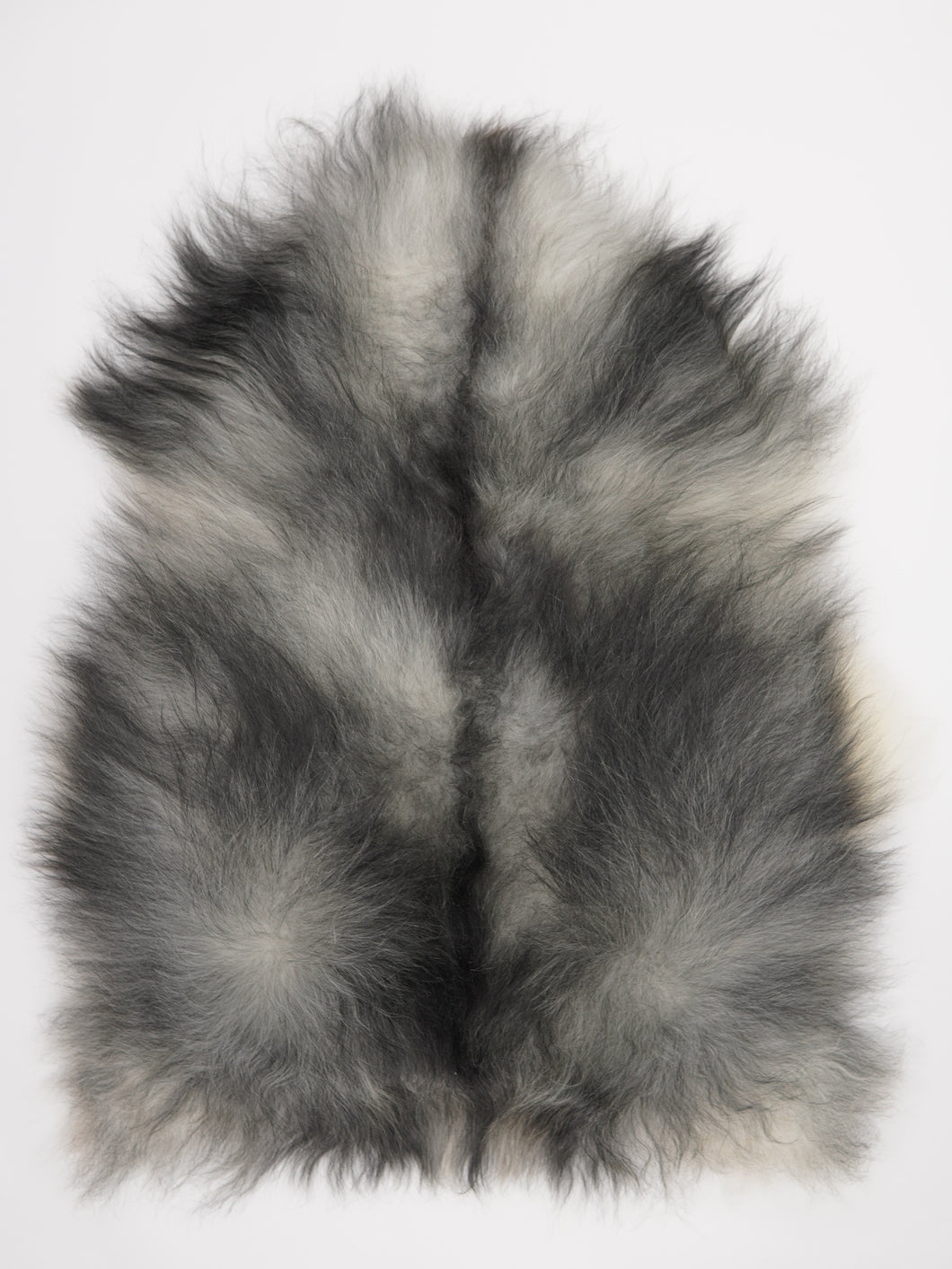 Pilkas islandiškas avikailis XXL