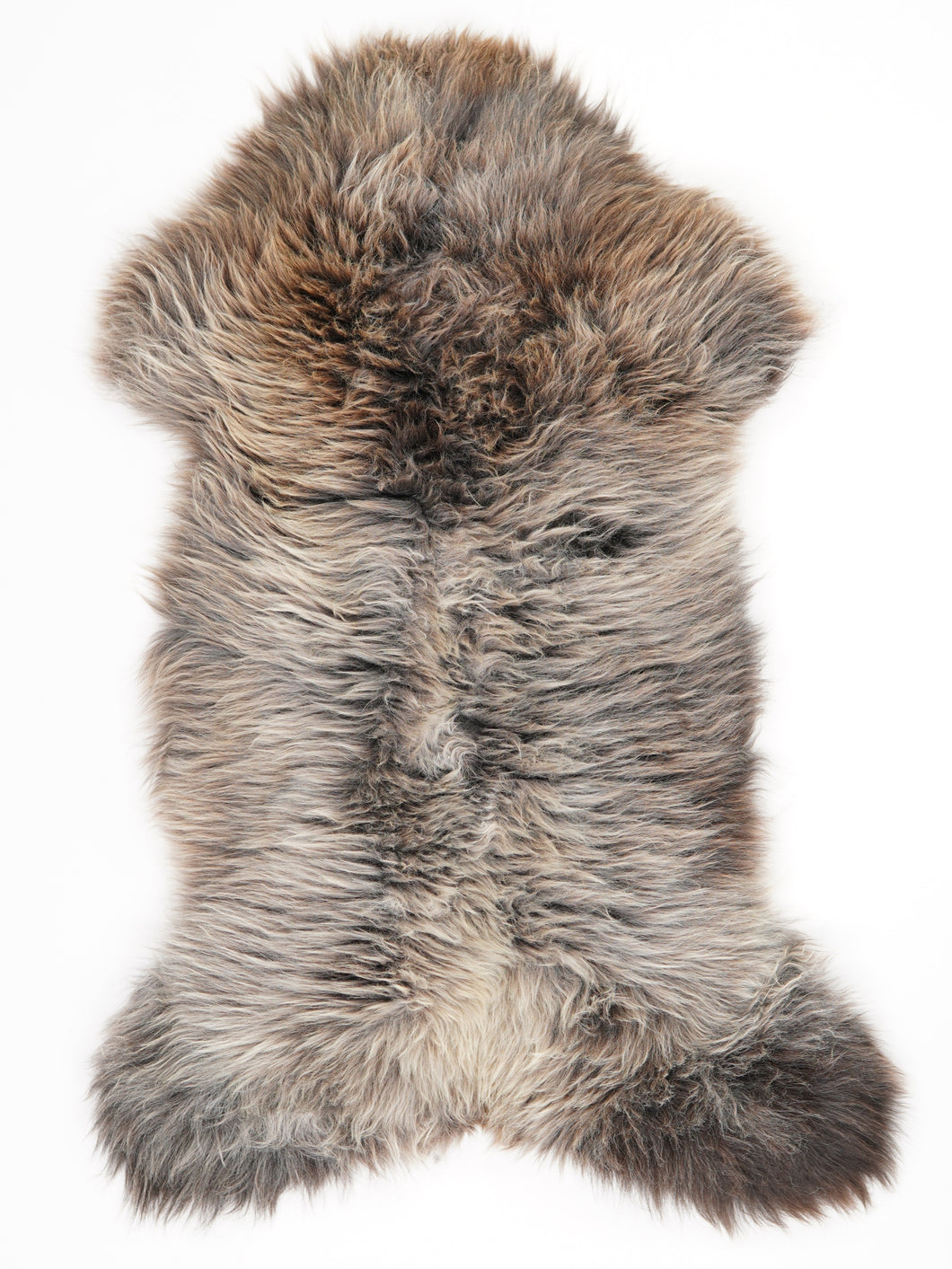 Vícebarevná ovčí kůže L