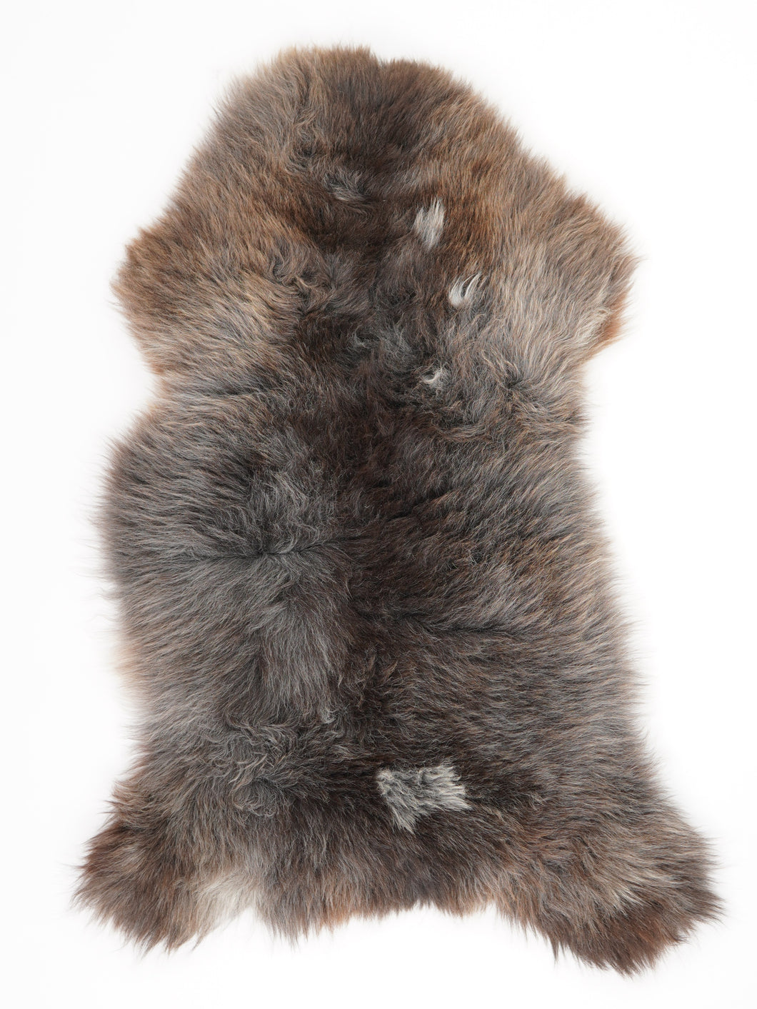 Vícebarevná ovčí kůže L