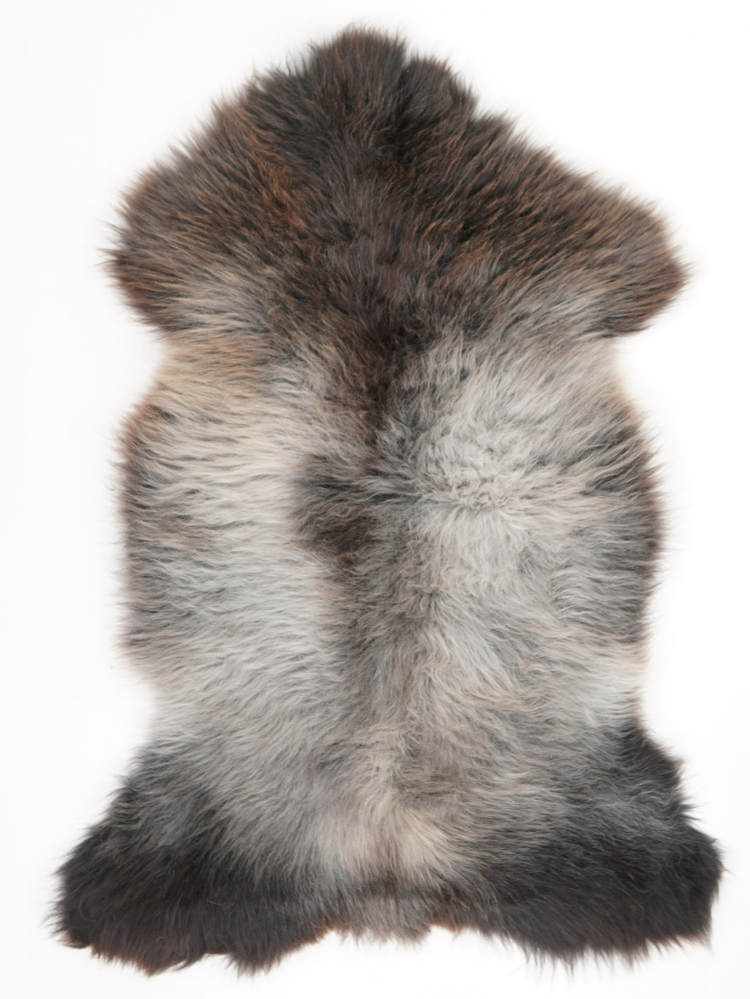 Vícebarevná ovčí kůže L