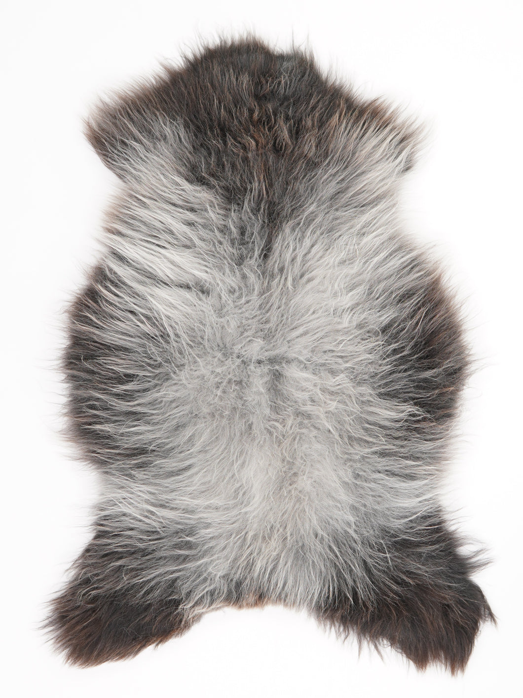 Vícebarevná ovčí kůže L