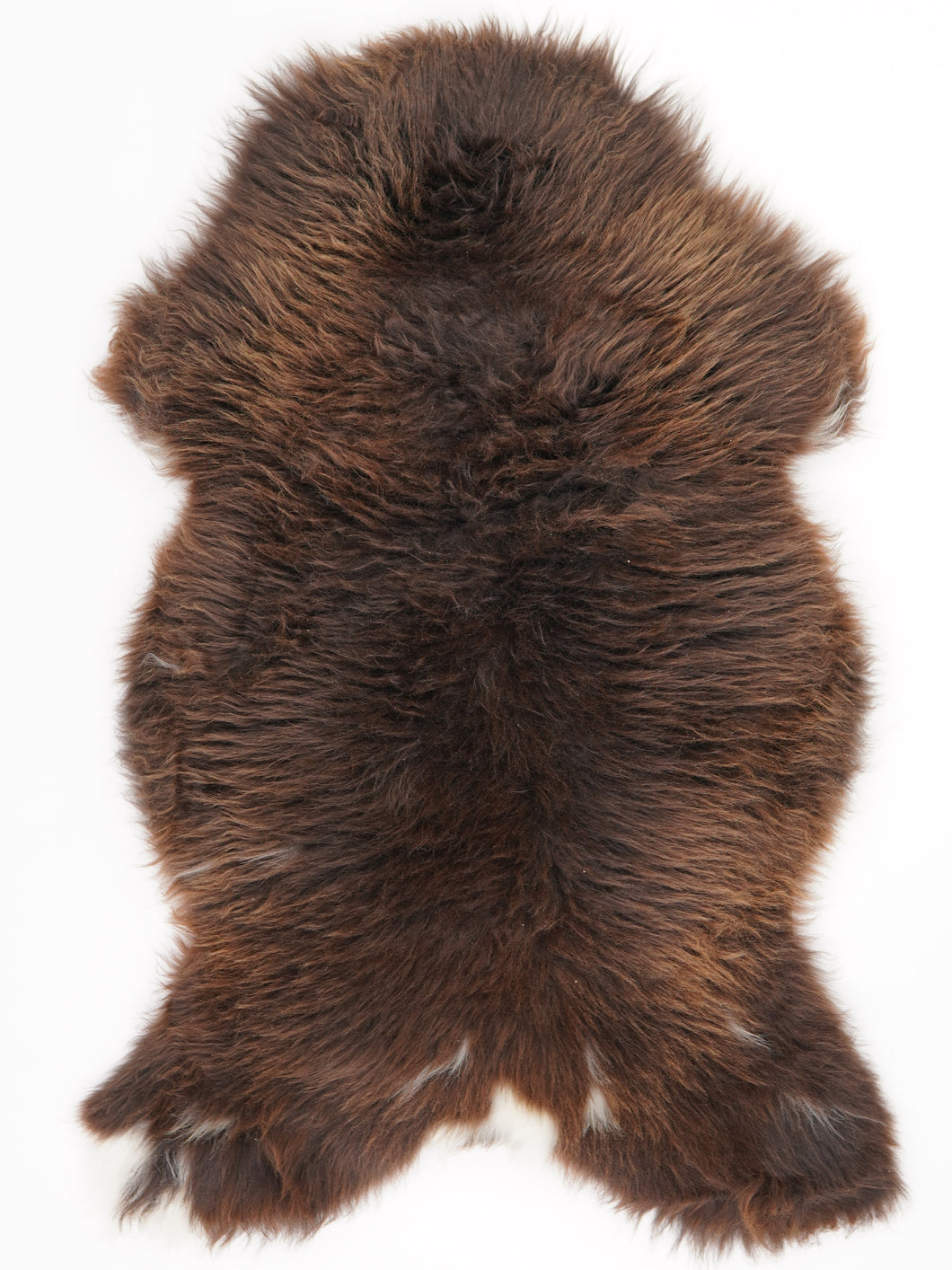 Vícebarevná ovčí kůže L