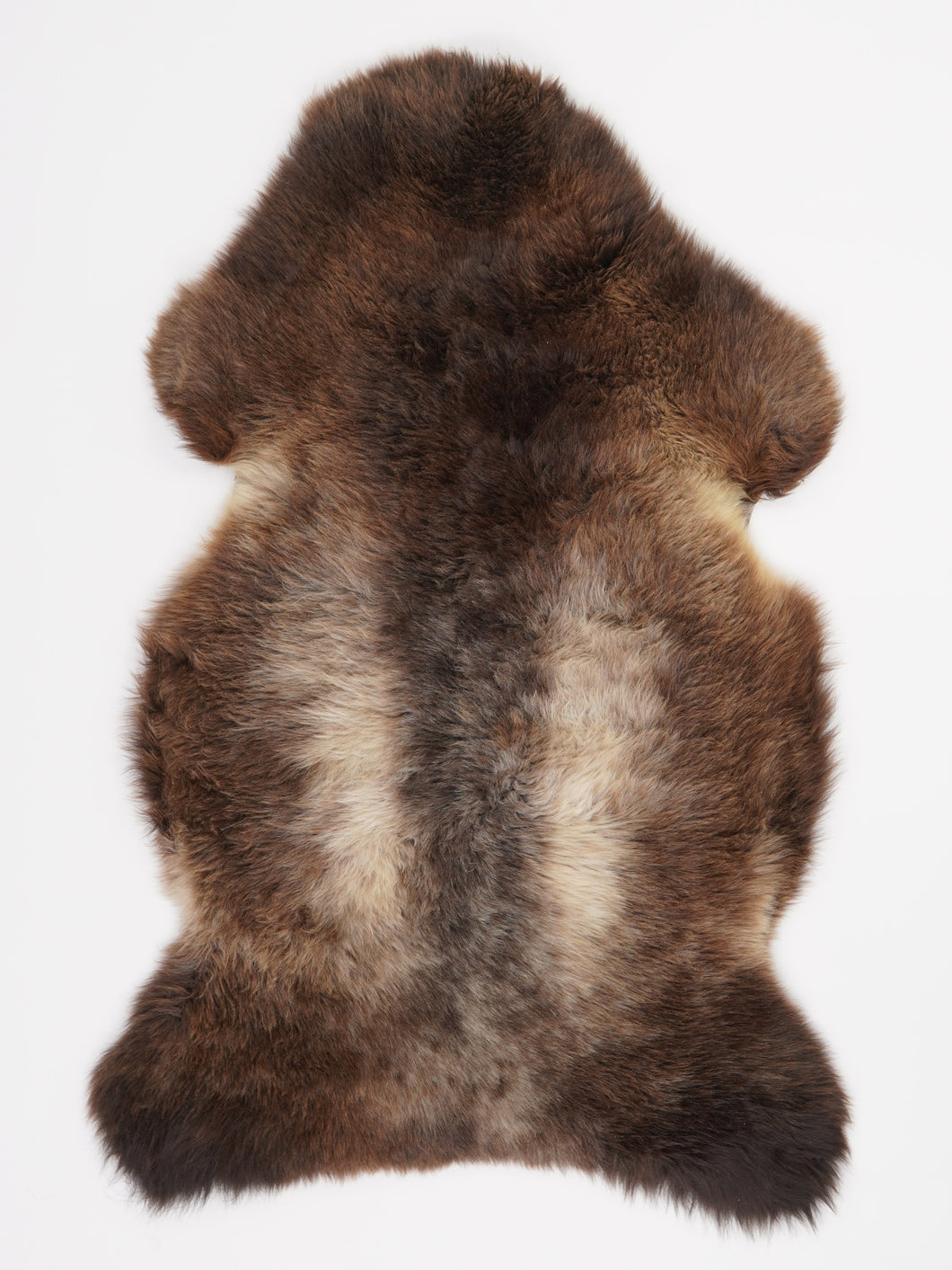 Vícebarevná ovčí kůže L