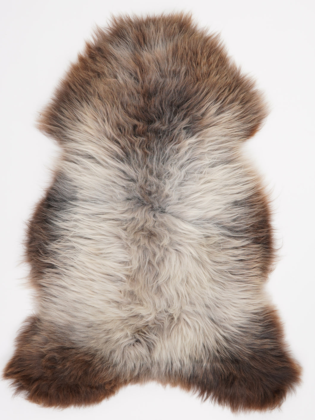 Vícebarevná ovčí kůže L