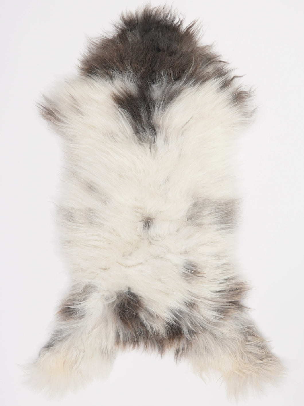 Vícebarevná ovčí kůže L