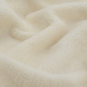 Merino wool blanket "Marzipan" | single layer