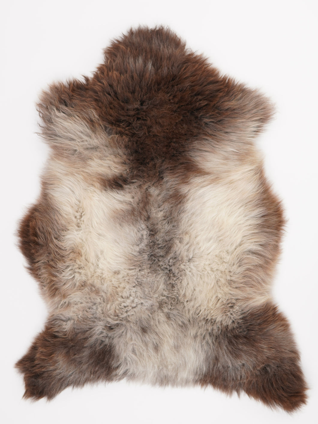 Vícebarevná ovčí kůže L