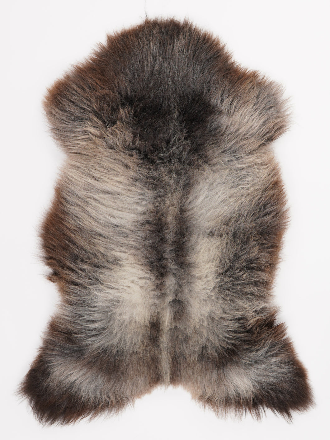 Vícebarevná ovčí kůže L