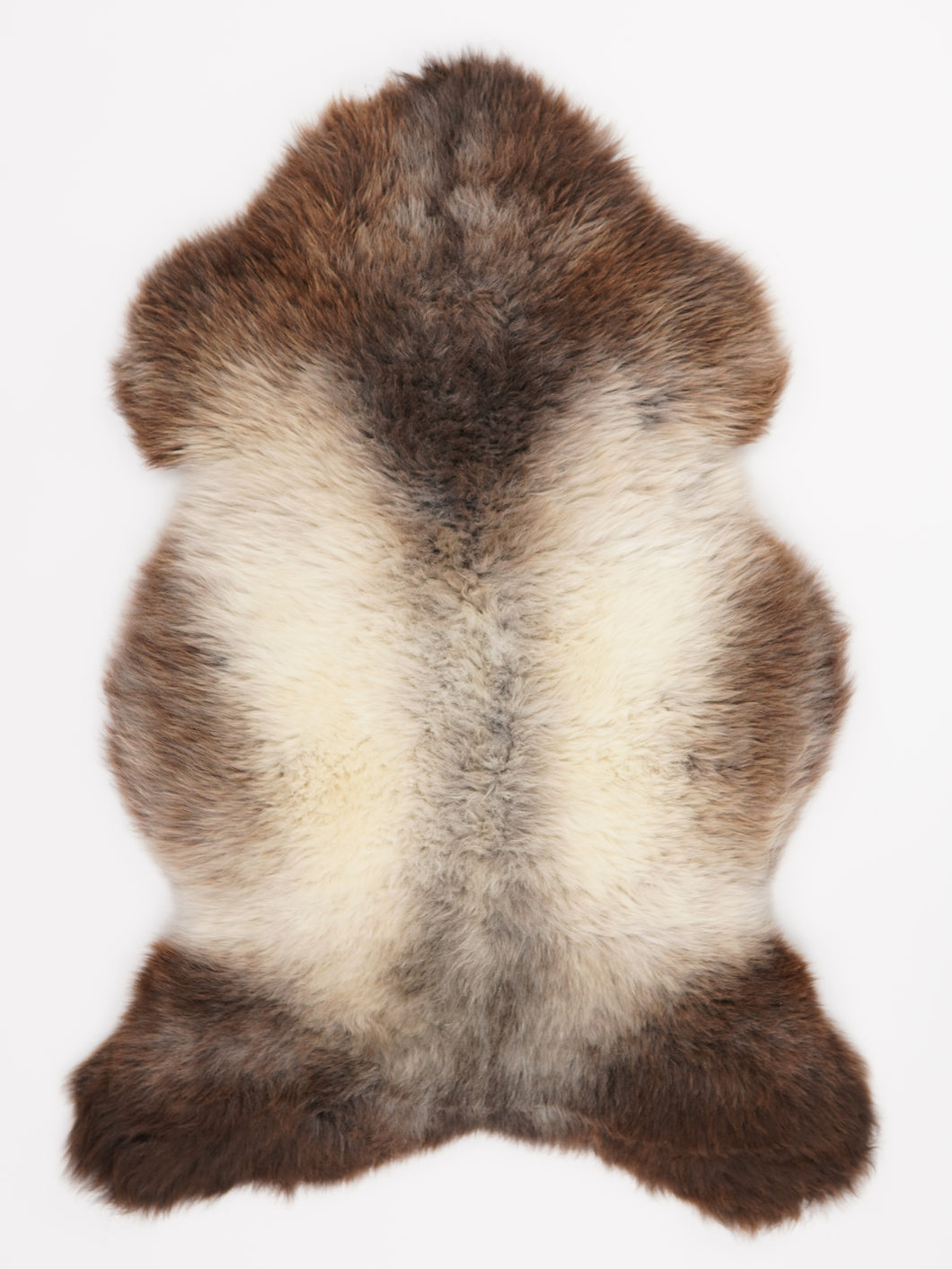 Vícebarevná ovčí kůže L