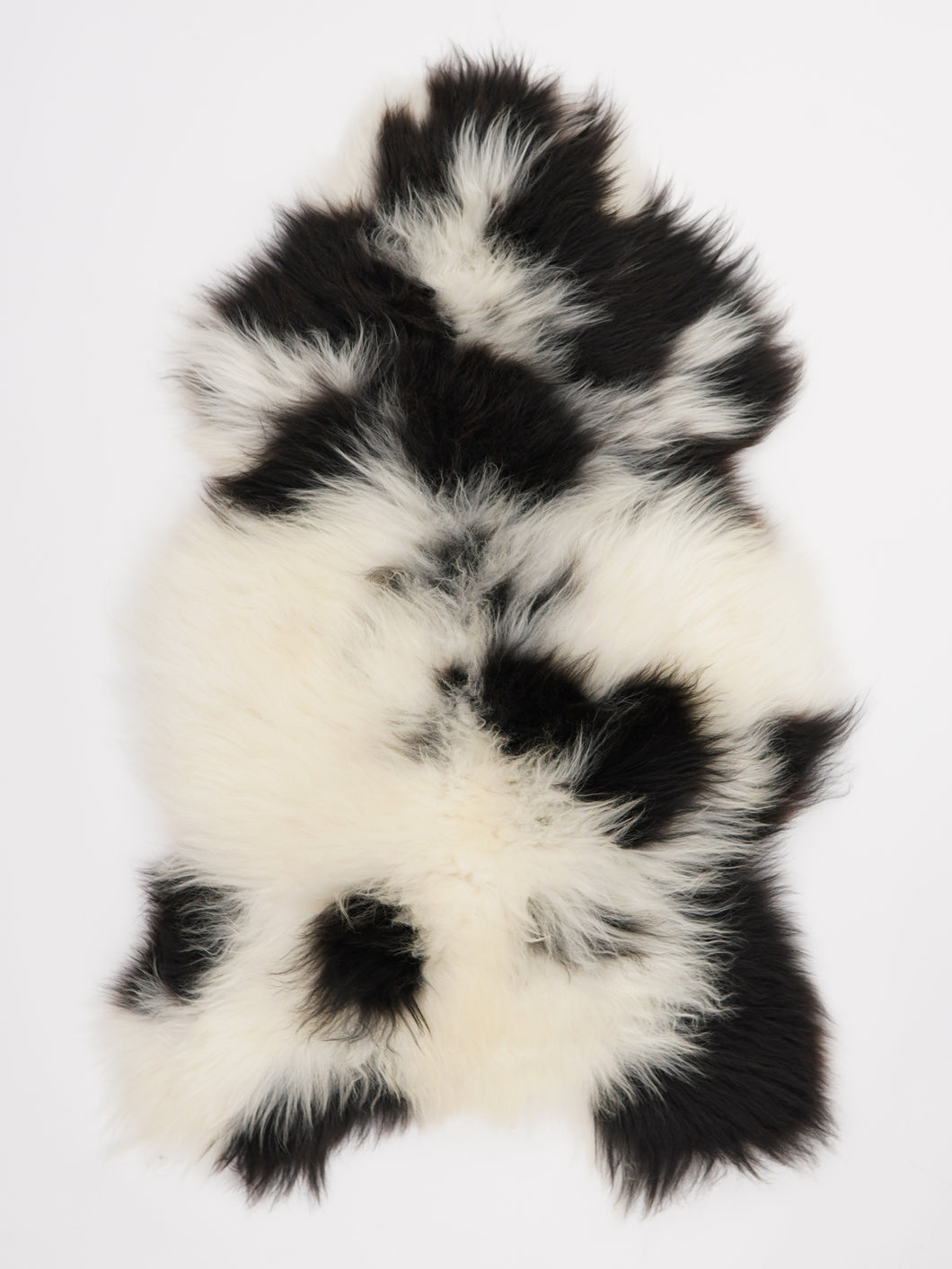 Vícebarevná ovčí kůže L