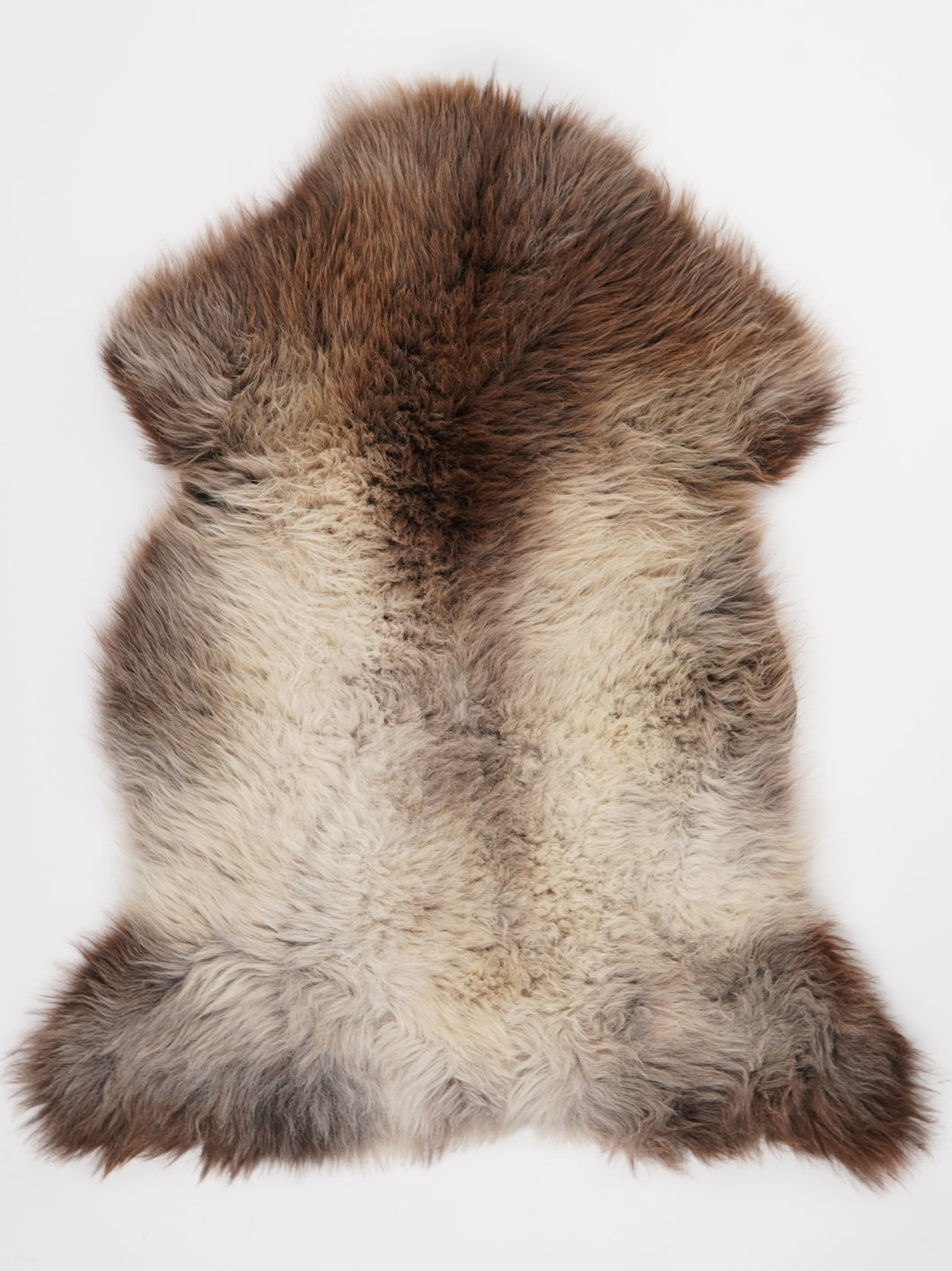 Vícebarevná ovčí kůže L