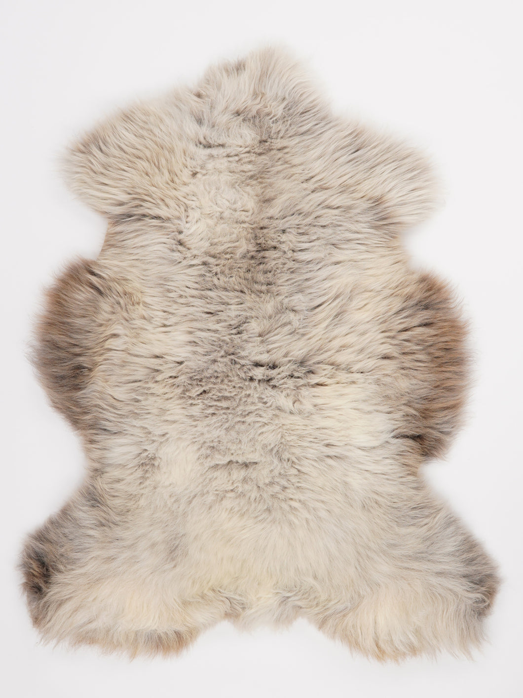 Vícebarevná ovčí kůže L