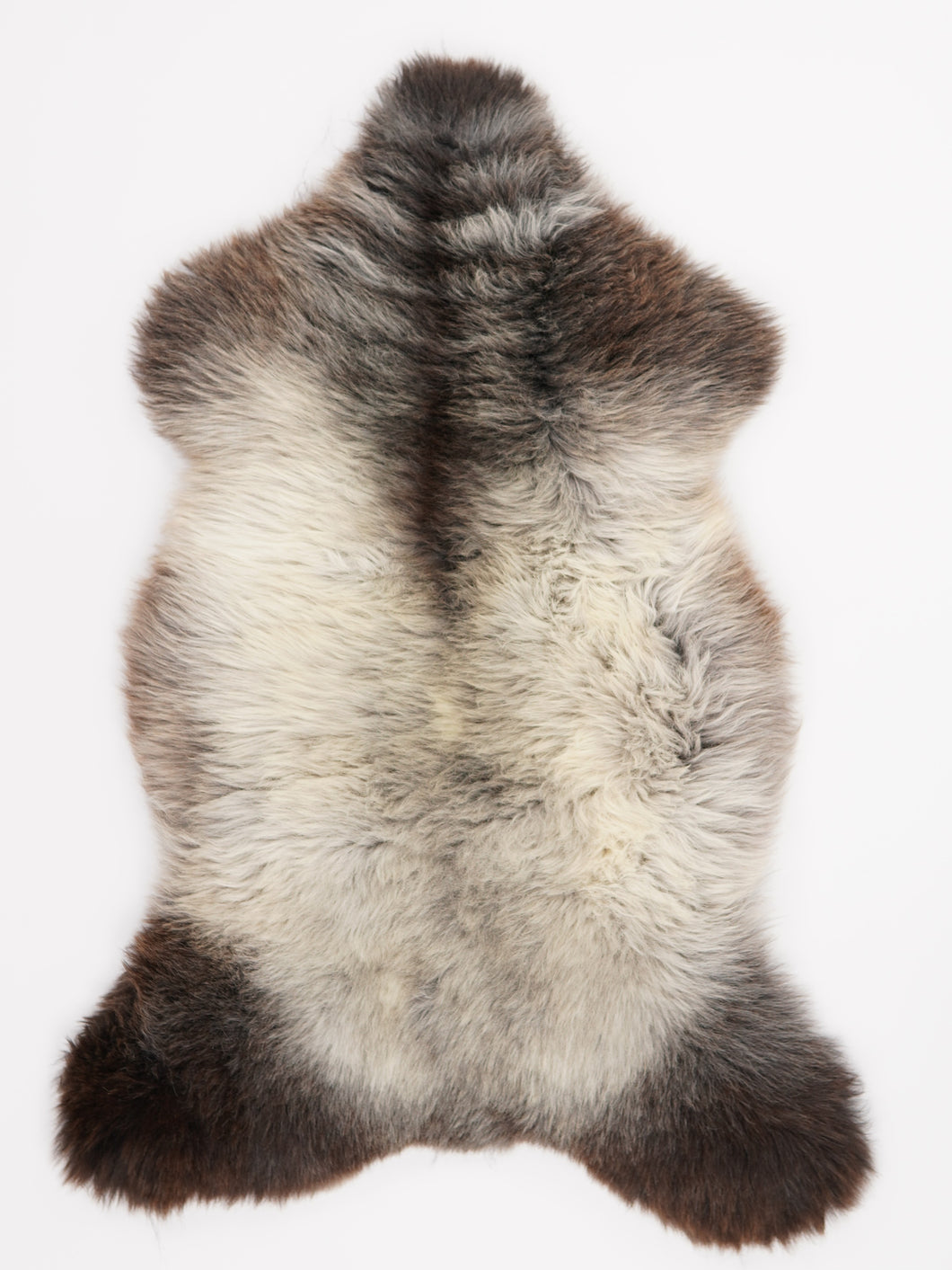 Vícebarevná ovčí kůže L