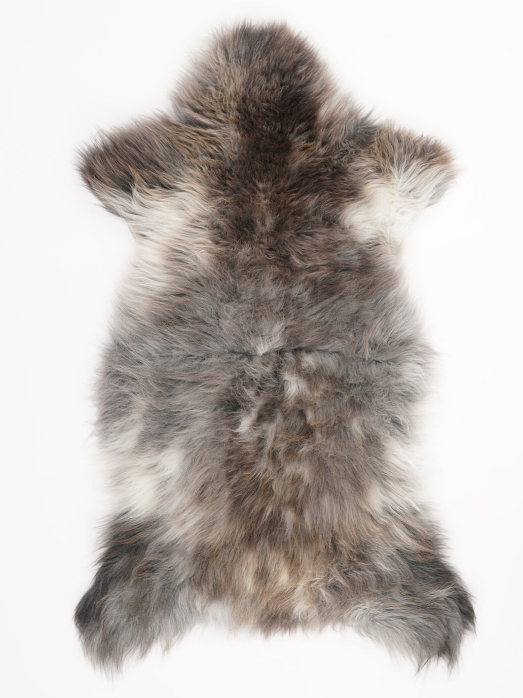 Vícebarevná ovčí kůže L