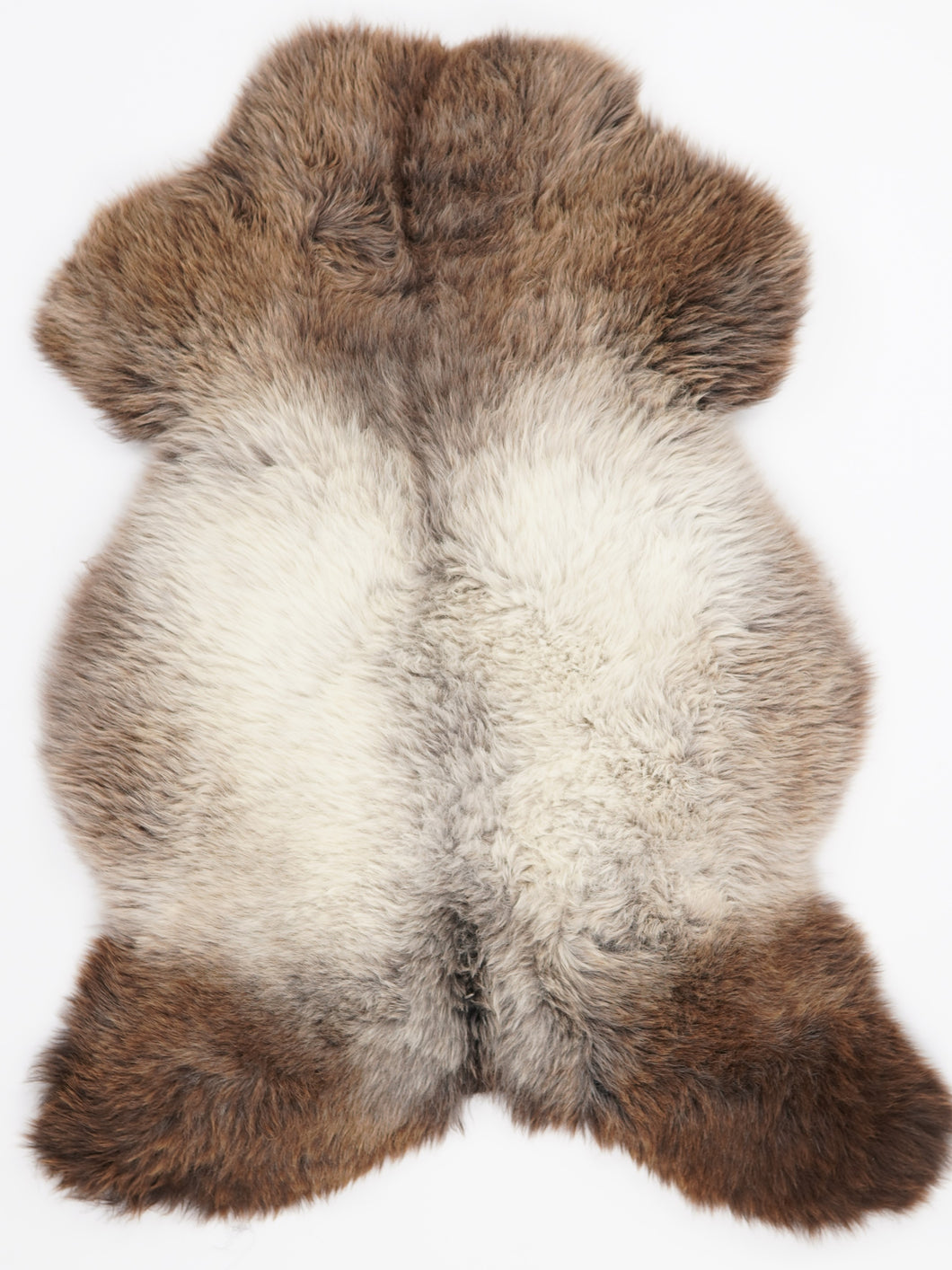 Vícebarevná ovčí kůže L