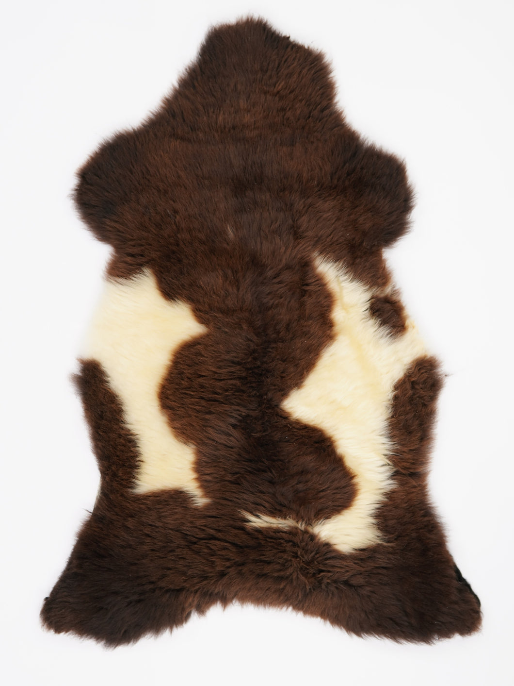 Vícebarevná ovčí kůže L