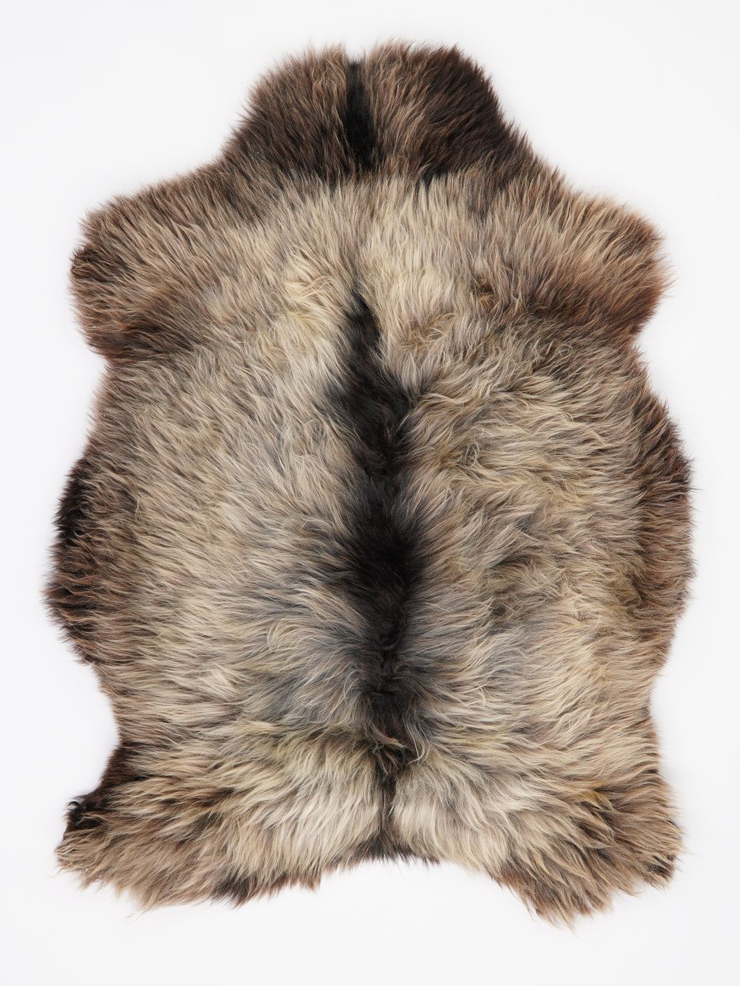 Vícebarevná ovčí kůže L