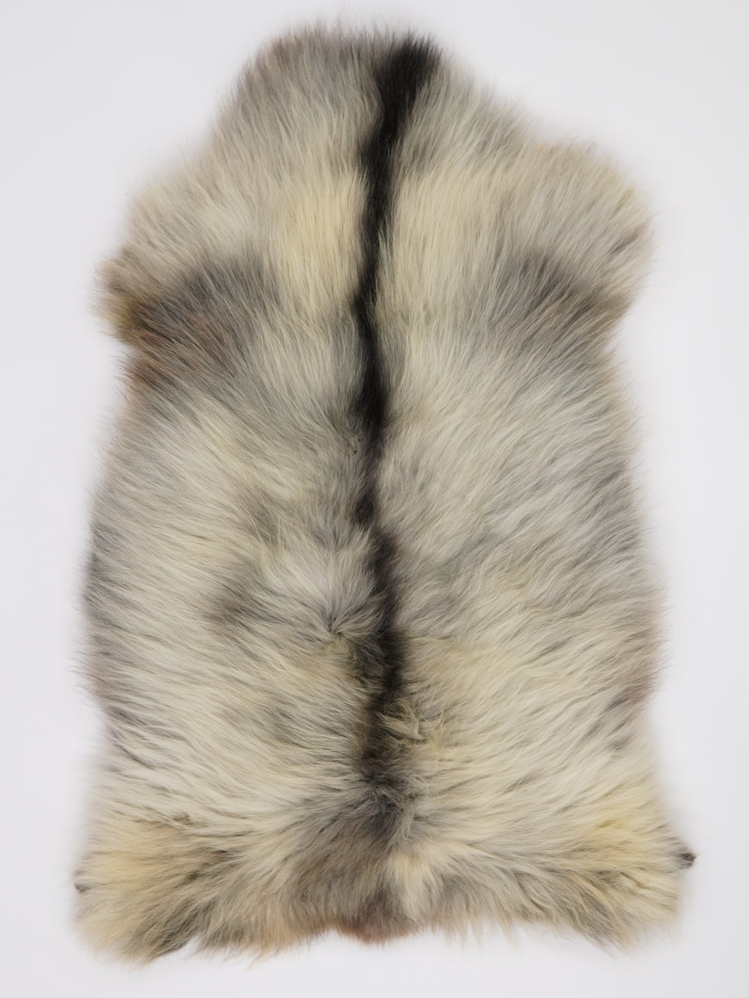 Vícebarevná ovčí kůže L