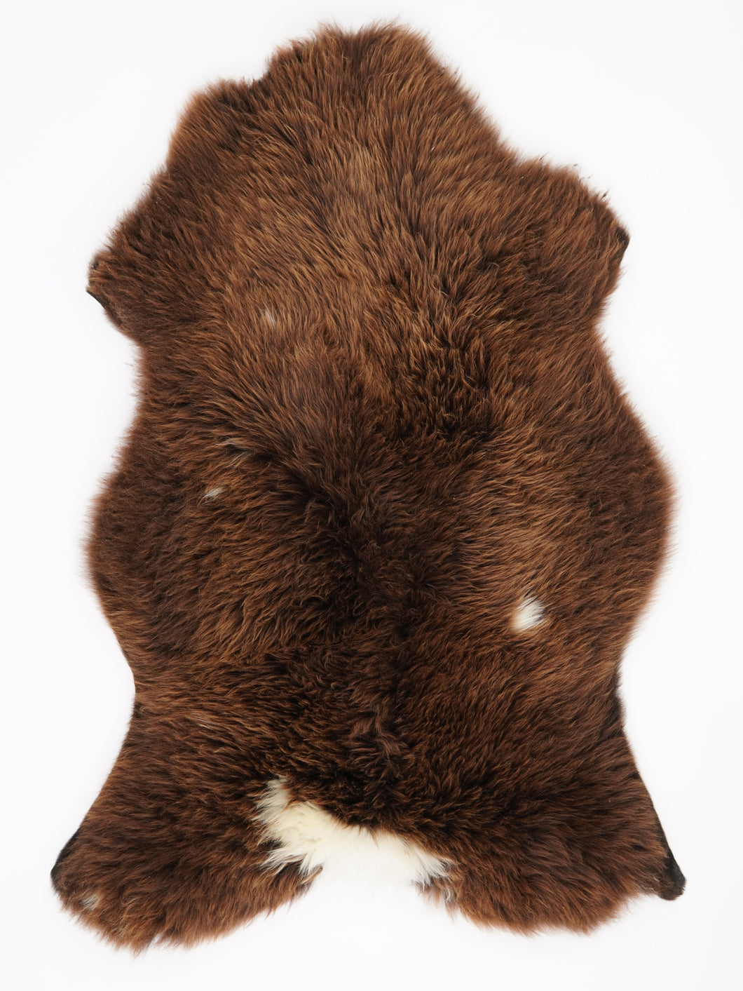 Vícebarevná ovčí kůže L