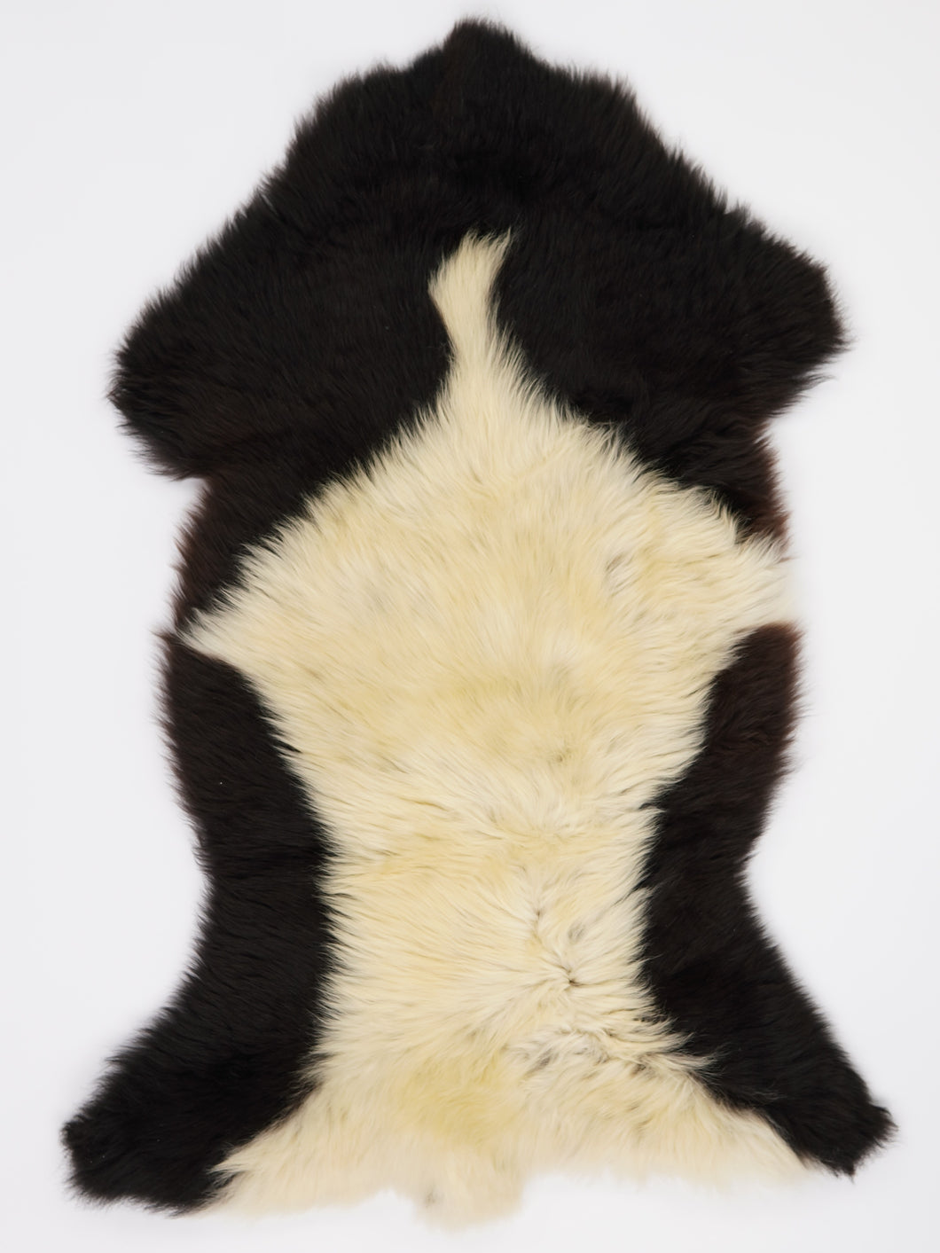 Vícebarevná ovčí kůže L