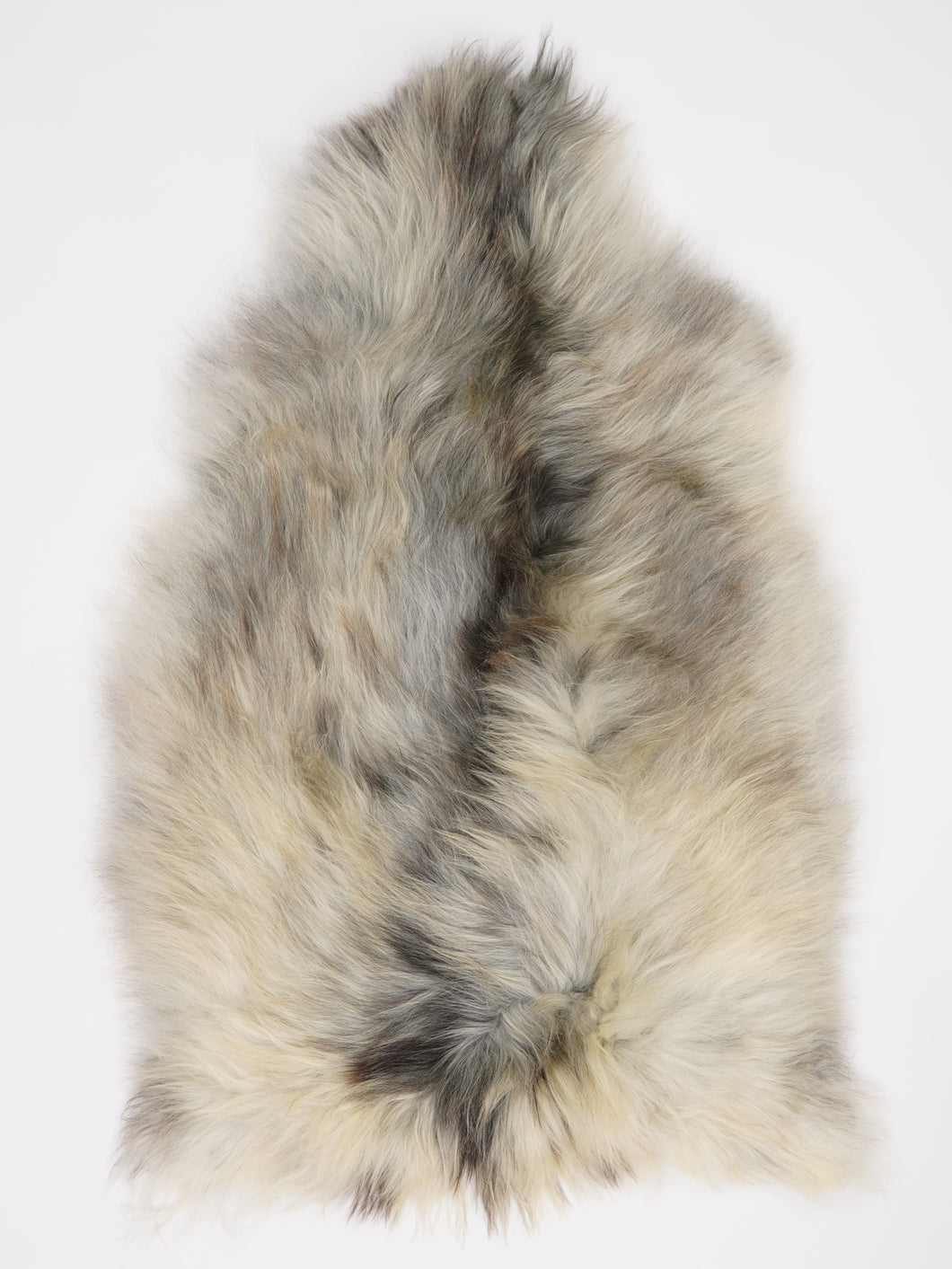 Vícebarevná ovčí kůže L