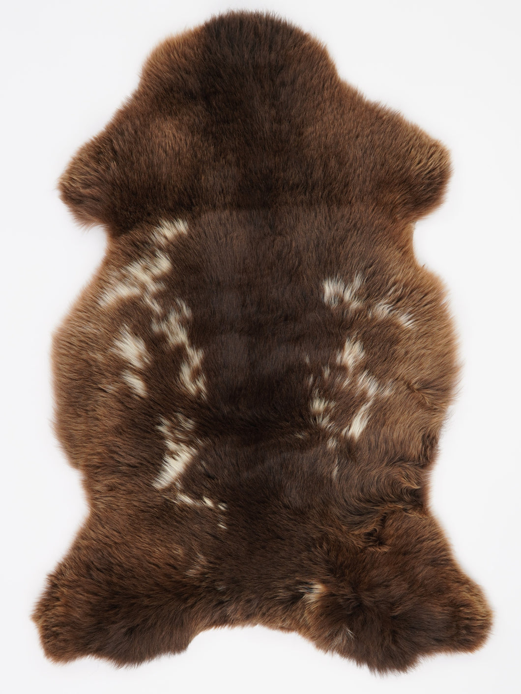 Vícebarevná ovčí kůže L