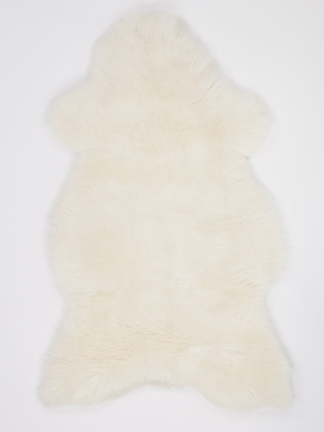 Bílá skandinávská ovčí kůže XL
