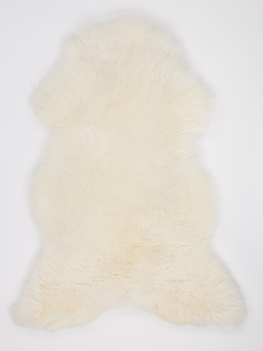 Bílá skandinávská ovčí kůže XXL