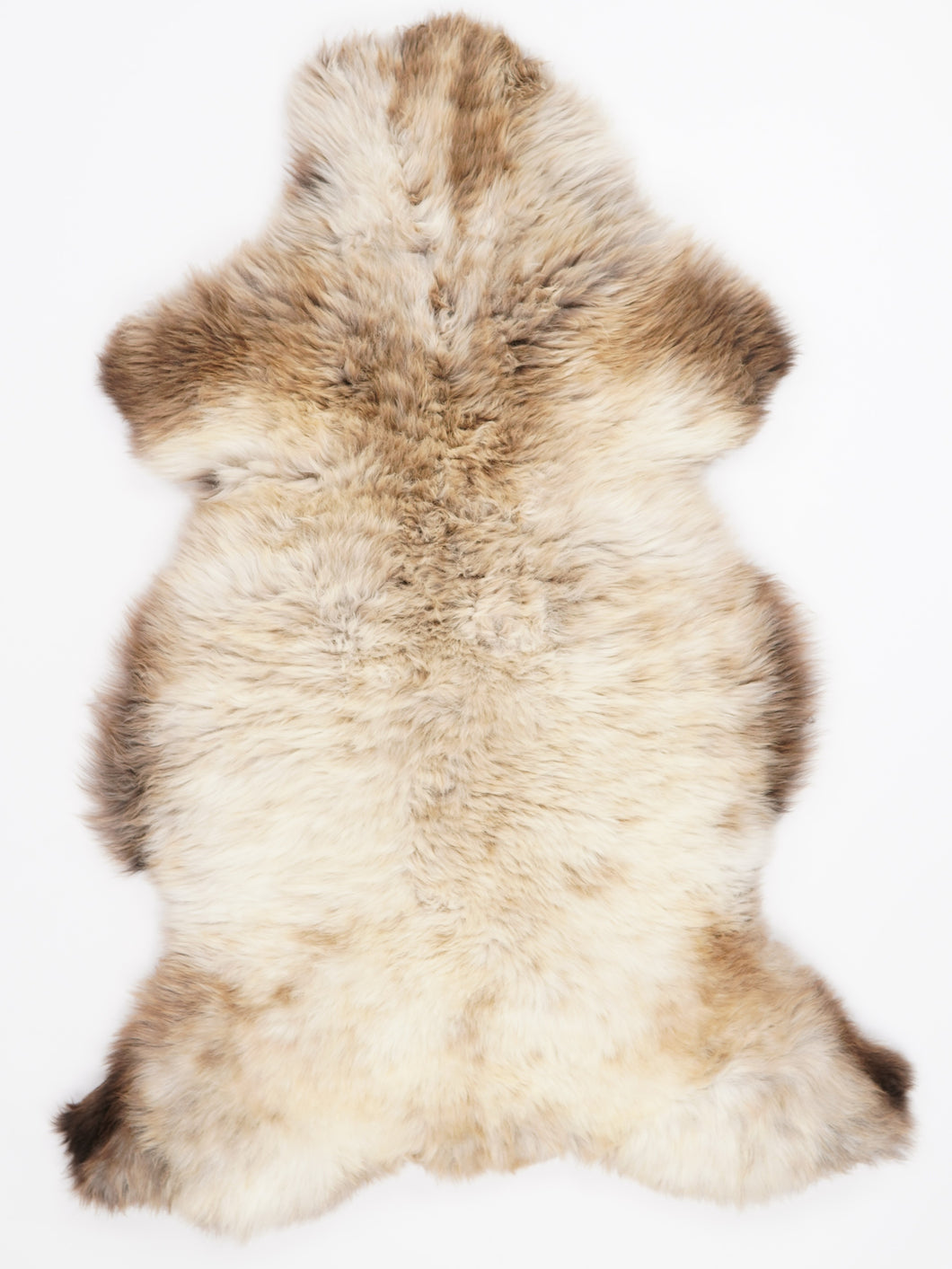 Vícebarevná ovčí kůže L