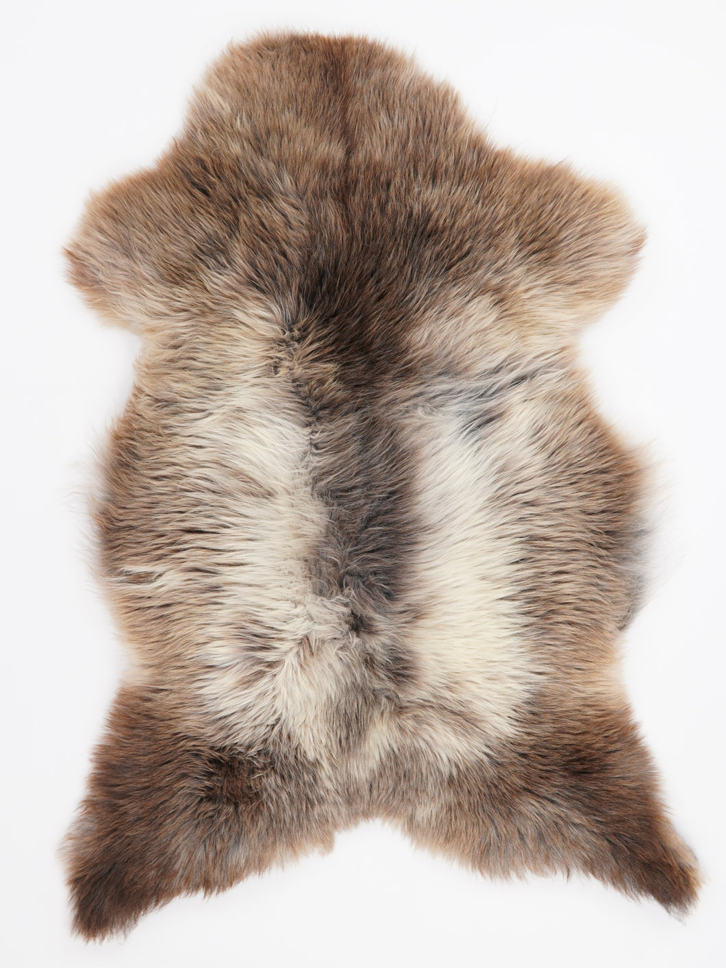 Vícebarevná ovčí kůže L