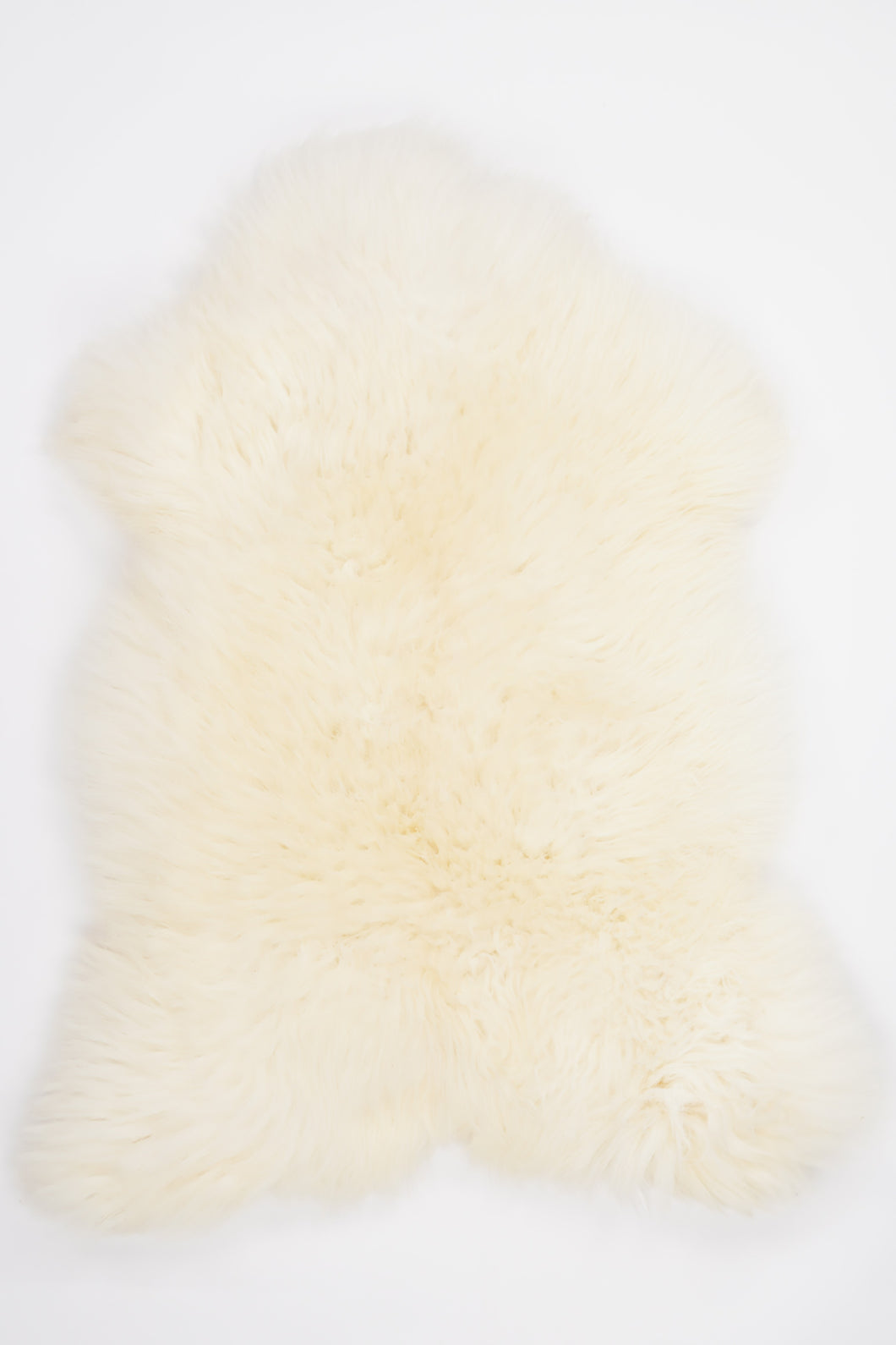 Bílá ovčí kůže (itin storo kailio) XL