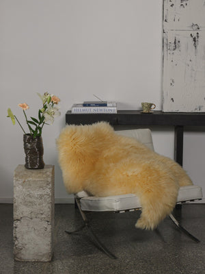 Medical sheepskin rug