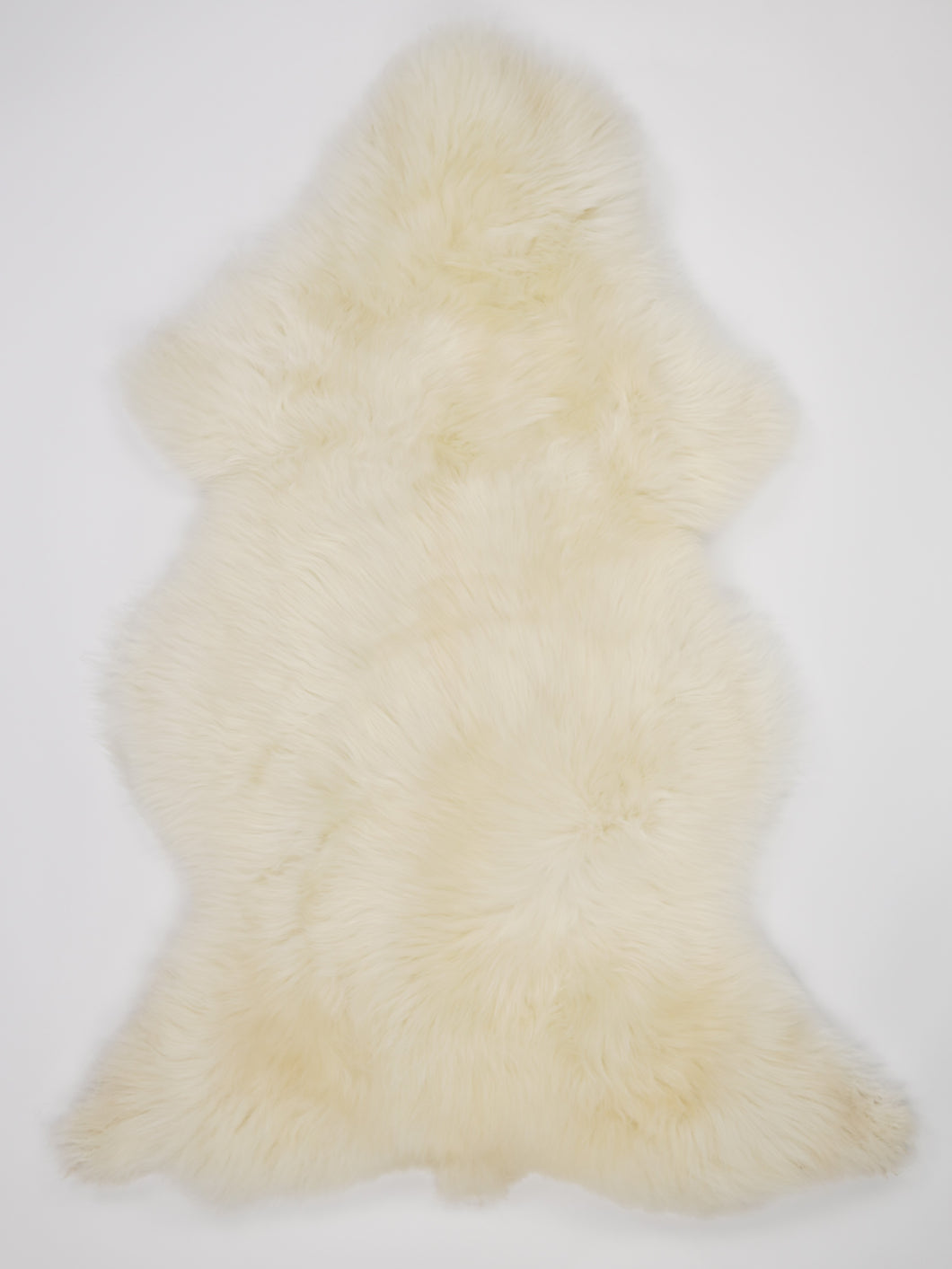 Bílá skandinávská ovčí kůže XXL
