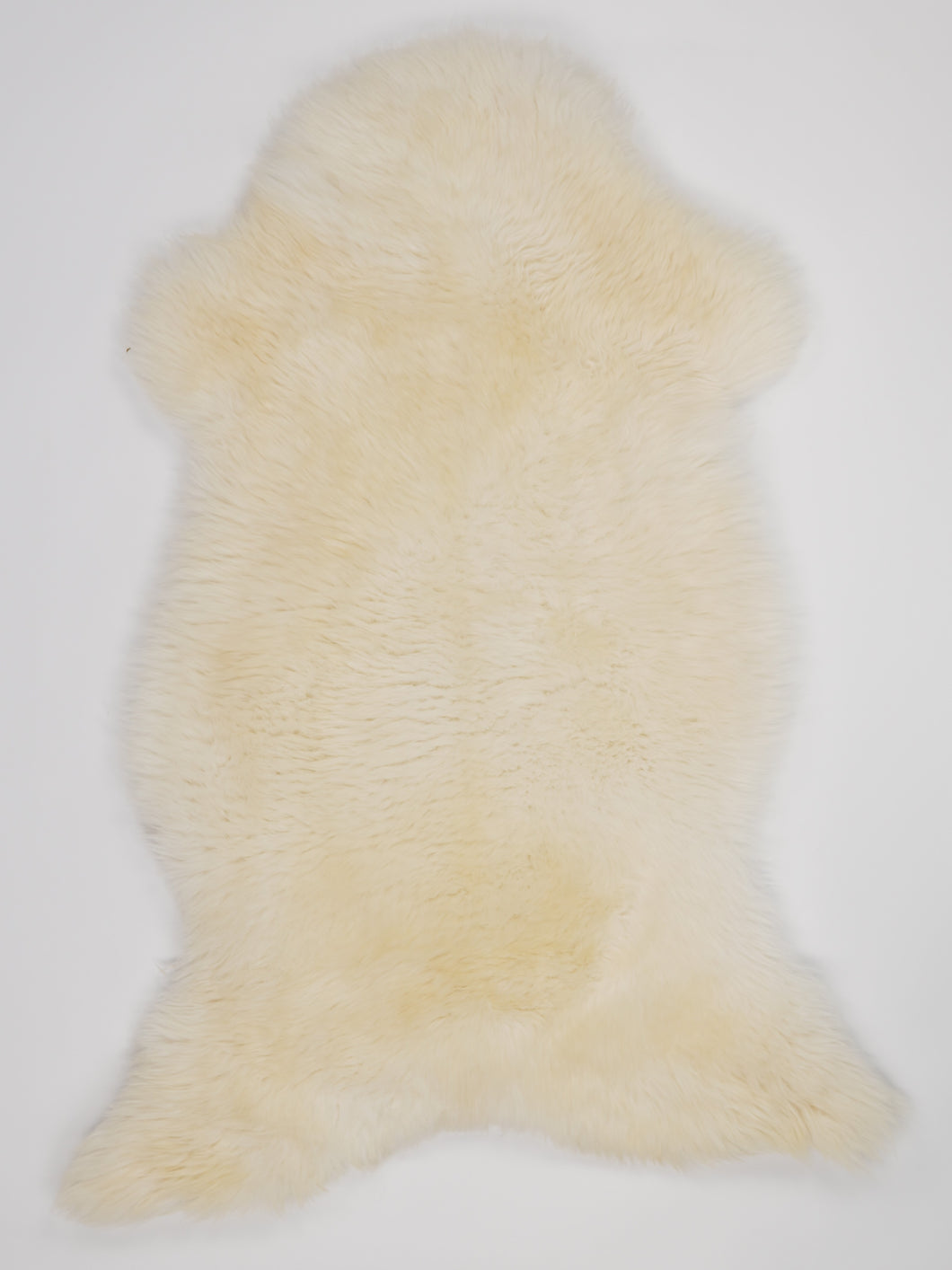 Bílá skandinávská ovčí kůže XL