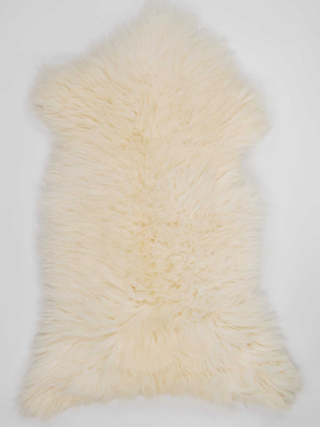 Bílá ovčí kůže XL