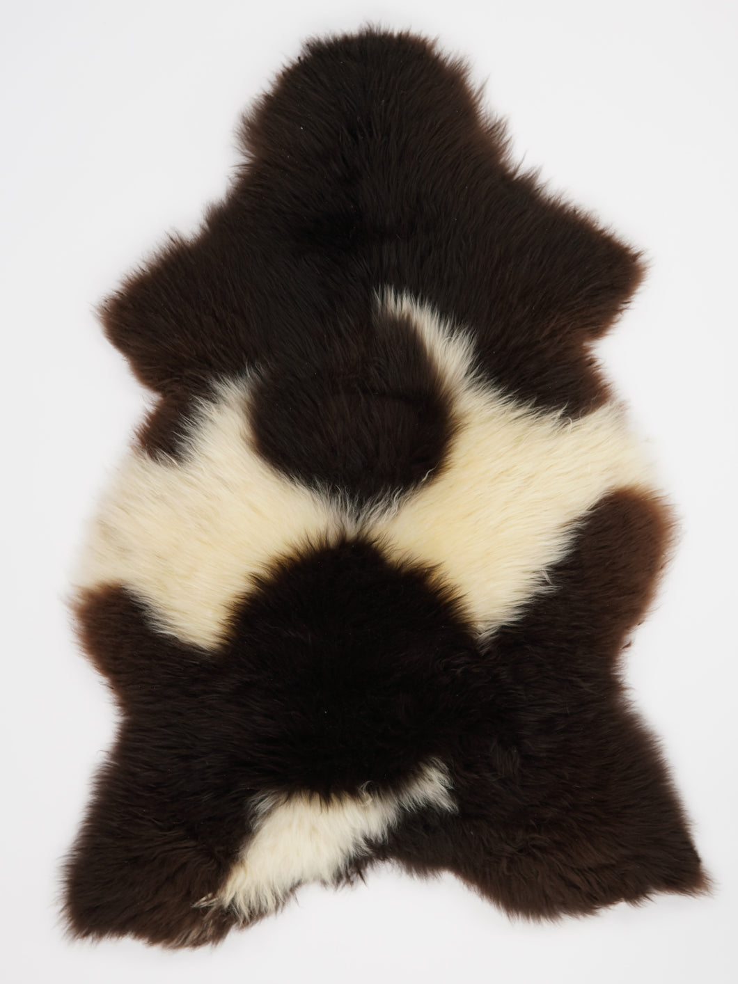 Vícebarevná ovčí kůže L