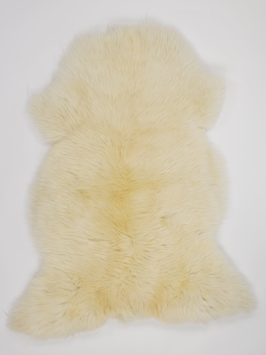 Bílá ovčí kůže XL