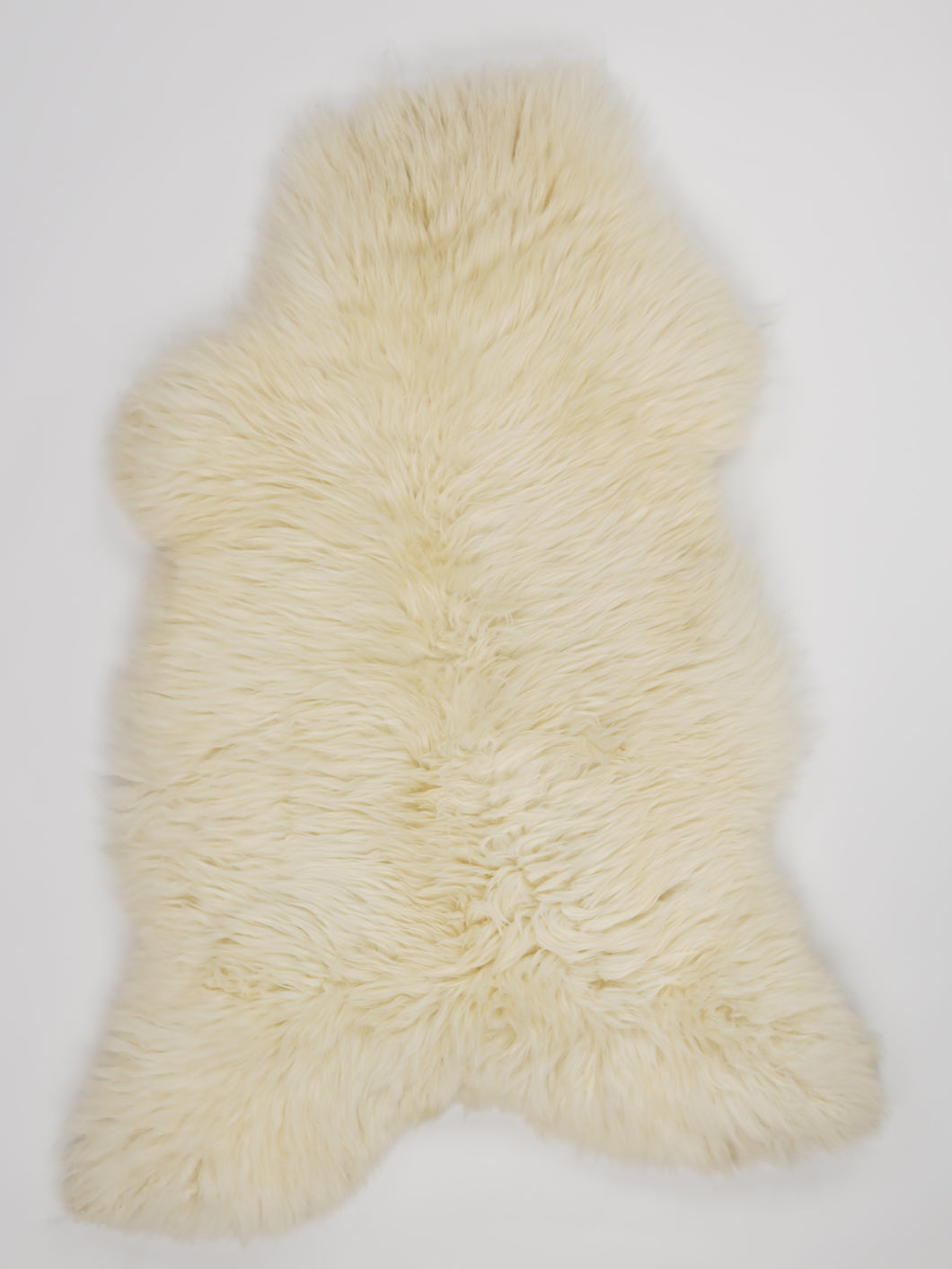 Bílá ovčí kůže XL