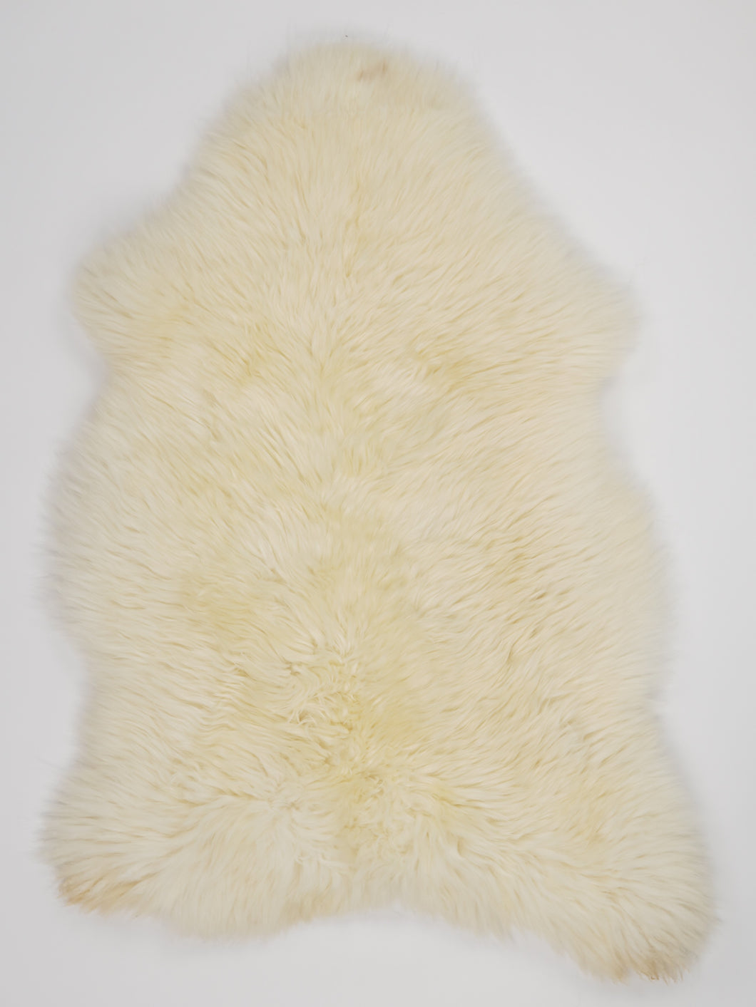 Bílá ovčí kůže XL