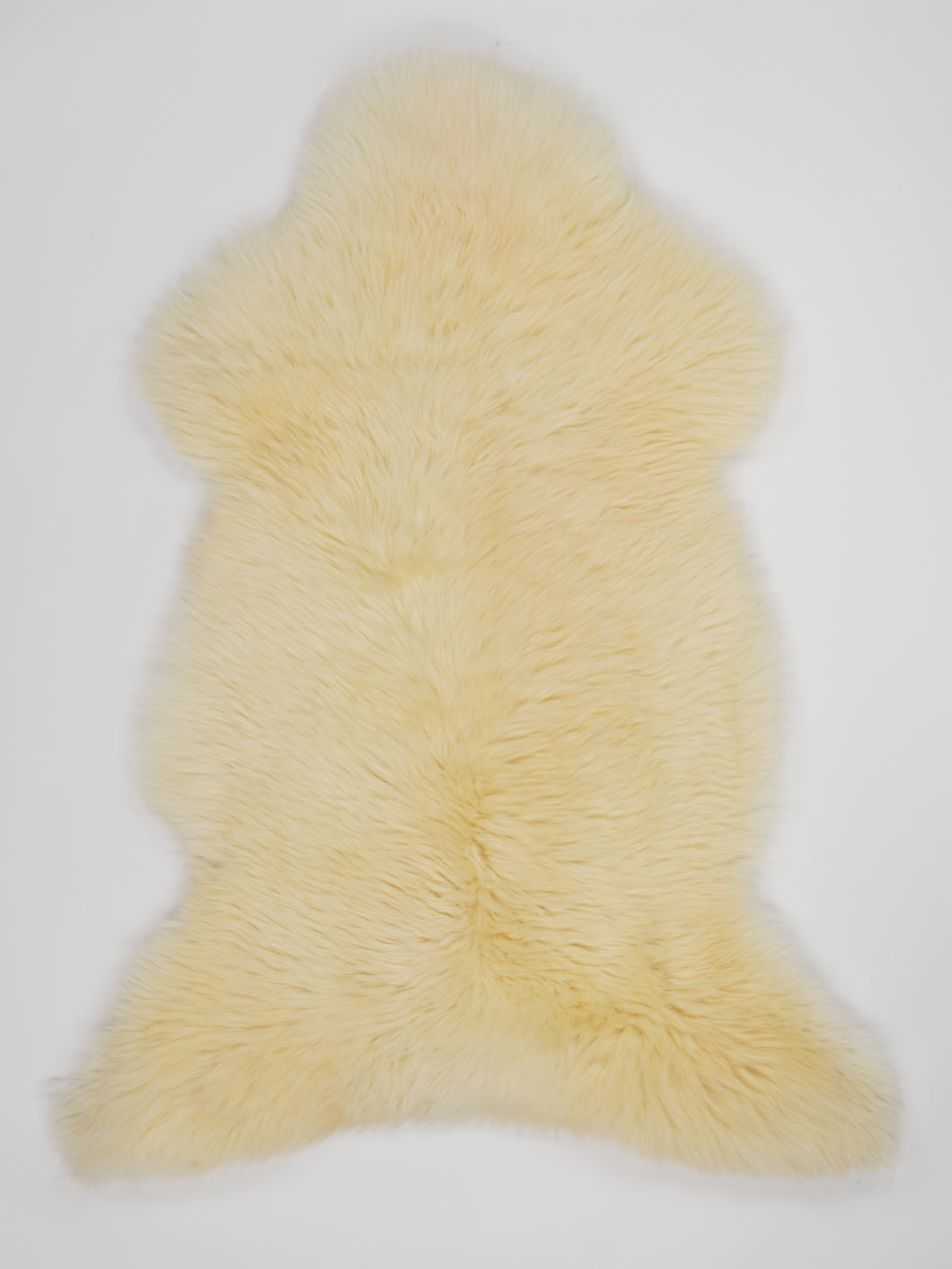 Bílá ovčí kůže XL