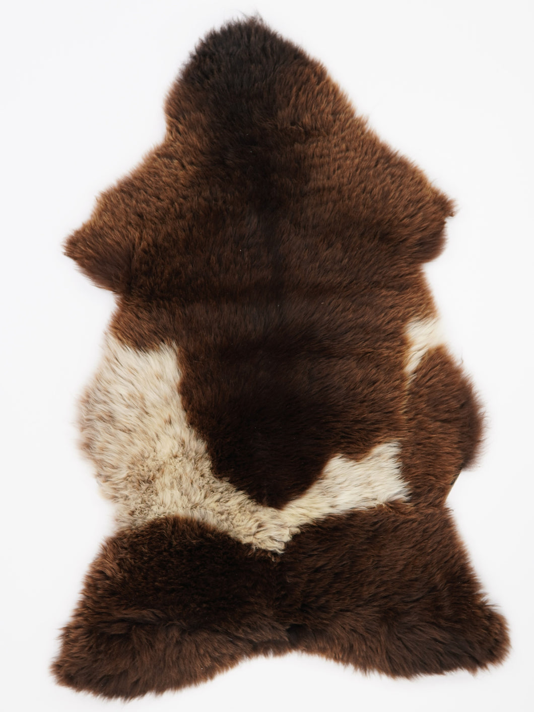 Vícebarevná ovčí kůže L