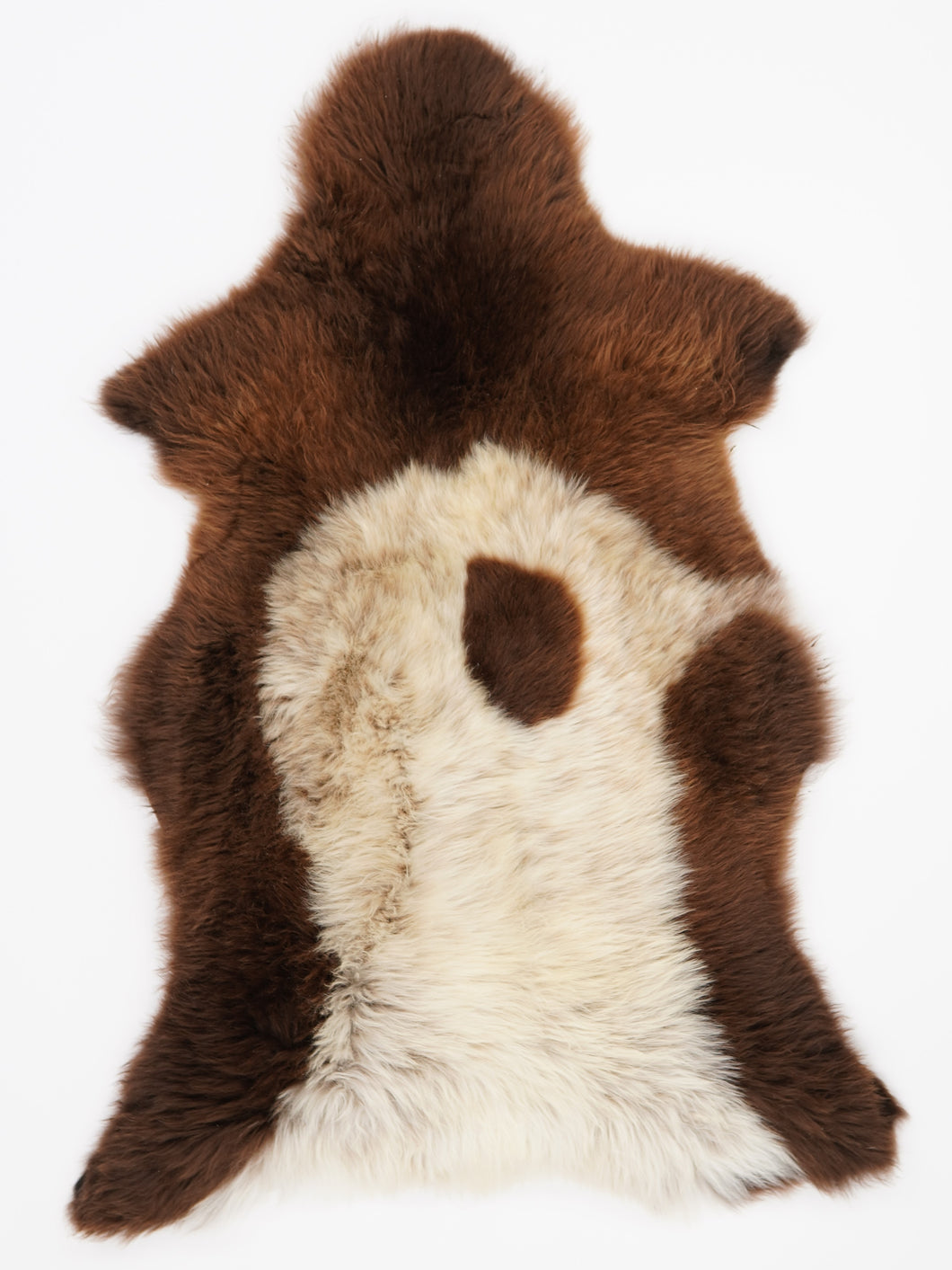 Vícebarevná ovčí kůže L