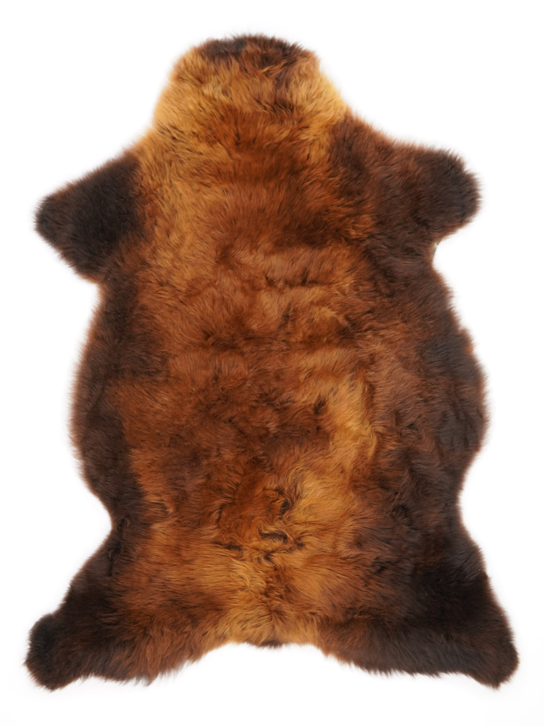 Hnědá ovčí kůže "Rusty" XL