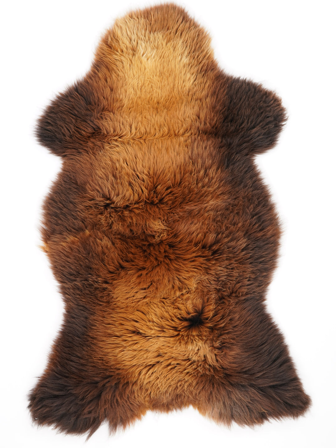 Hnědá ovčí kůže "Rusty" XL