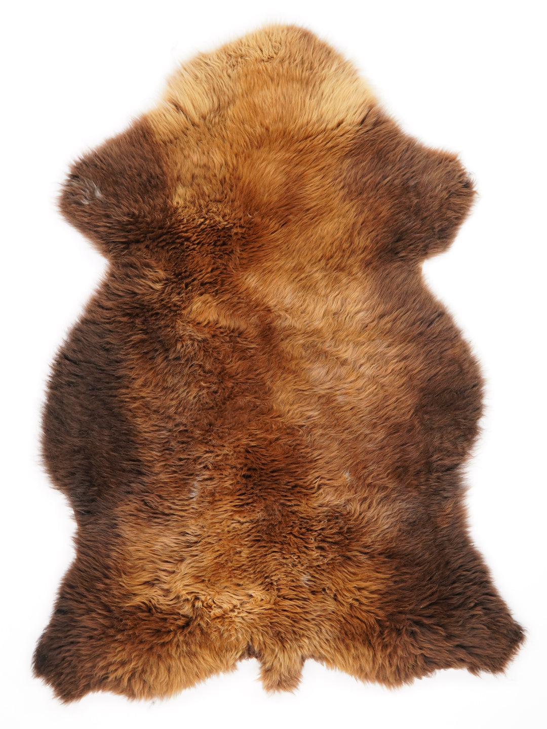 Hnědá ovčí kůže "Rusty" L